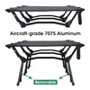 YOUGYM CAMPNACHT Ultralight Camping Cot with Leg Extenders, Aluminum Lightweight