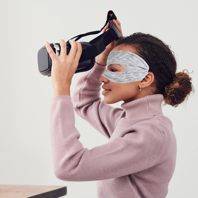 SHINEOFI VR Eye Mask Cover Breathable Washable Sweat Band for