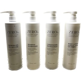 Gilchrist & Soames Zero% 1 Shampoo 1 Conditioner 1 Shower Gel & 1 Lotion Nat Kin