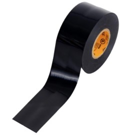 GTSE Wide Black Electrical Tape – Waterproof, Industrial Grade Vinyl Roll, 2 in x 66ft– Strong Self-Adhesive PVC Electric Tape for Wire Insulation, 7 Mil Thick, 600V – UL/CSA Listed