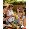 Faicuk Bug Zapper Racket Battery-Powered Single-Layer Grid Fly Swatter for