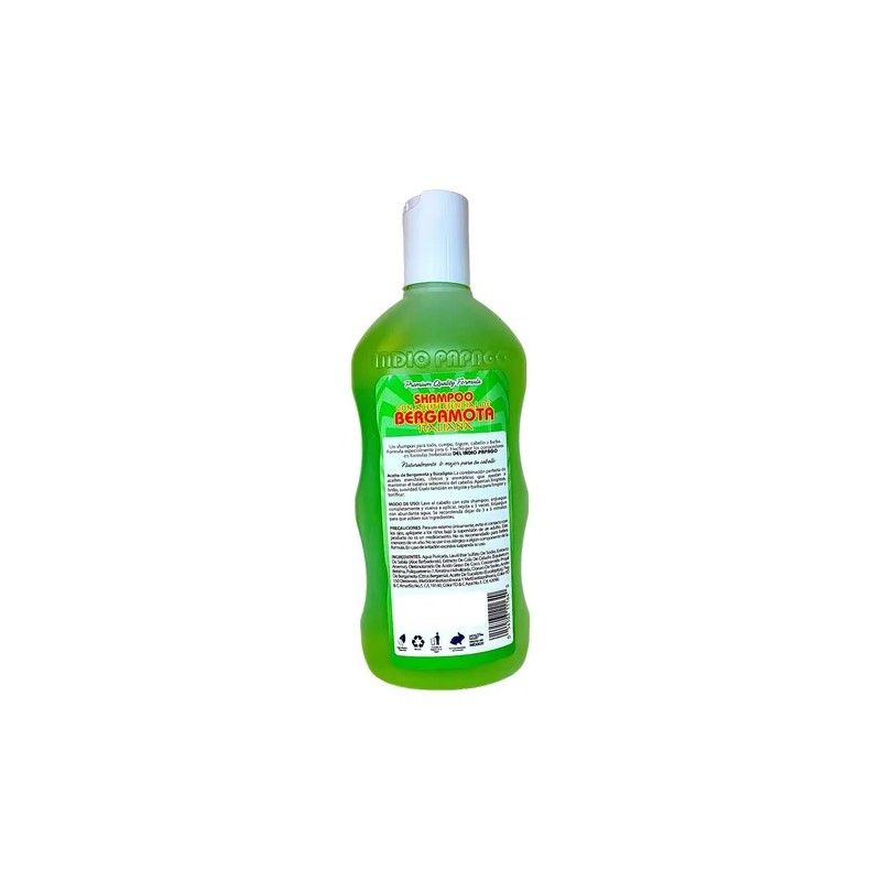 3 Shampoo Bergamota Italiana Eucalipto Sábila Keratina 550ml