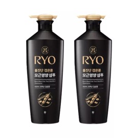 Hongjindan 려 홍진단 검은콩 모근영양 샴푸 820ml 2개 Rya Hongjindan Black Bean Root Nutrition Shampoo 820ml 2ea
