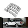 Exterior Door Handle Cover Chrome Plated Outside Door Handle Decor