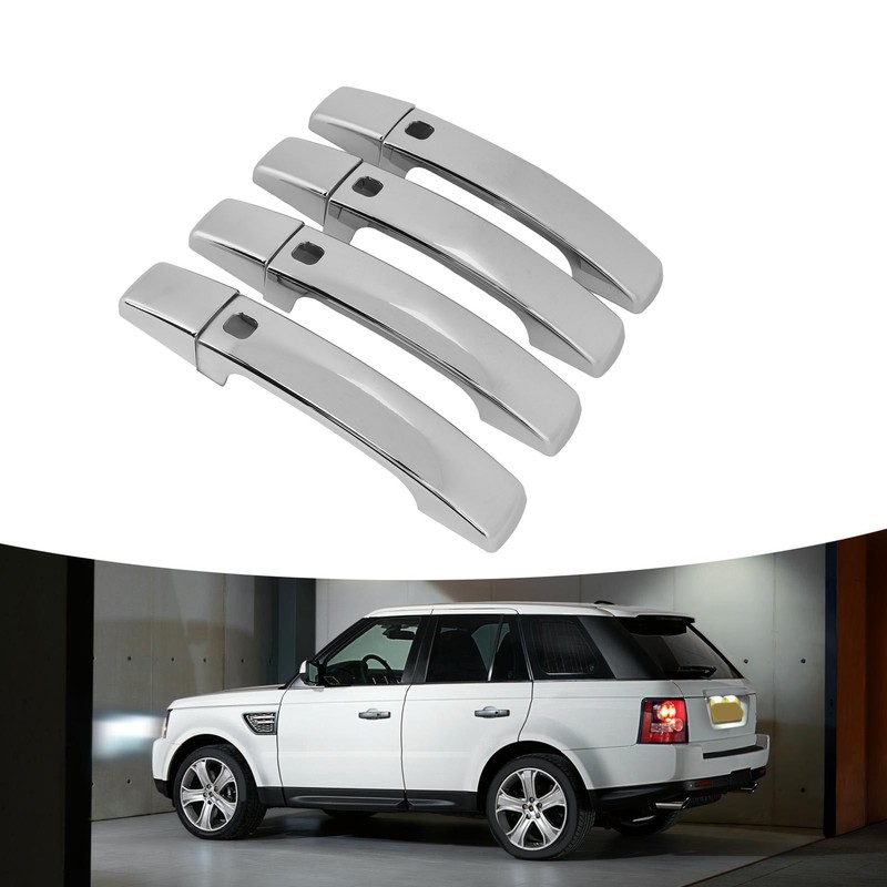 Exterior Door Handle Cover Chrome Plated Outside Door Handle Decor