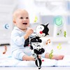 Kulveanju Spiral Pram Toys for Babies - Black and White
