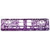TAPORT® 1x PURPLE FLOWERS 3D Car Registration License Number Plate