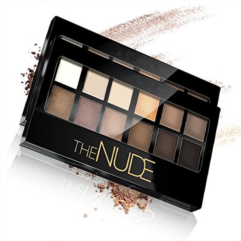 Nude Eyeshadow Palette for Women - 12 Colours Smoky Eyeshadow