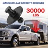 DICMIC 2085295 Gooseneck Ball Adapter Hitch, 2-5/16” Kingpin to Gooseneck