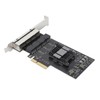 2.5Gb PCIe Network Card Professional 4 RJ45 Ports RTL8125BG Chip