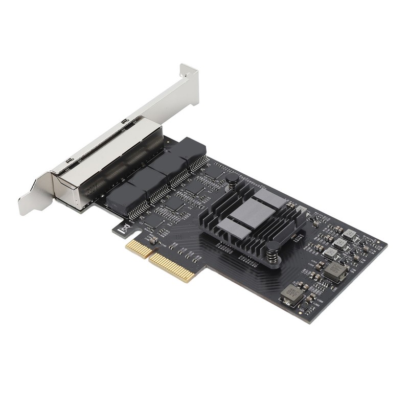 2.5Gb PCIe Network Card Professional 4 RJ45 Ports RTL8125BG Chip