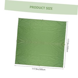 Totority 1Set Heat Tarp Tent with Protection Multi Functional Beach Shade Shelter for Outdoor Camping and Hiking Activities Fits People