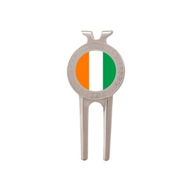 Rogue River Tactical Ireland Irish Flag Golf Divot Tool Golf Ball Marker Great Gift Idea for Him