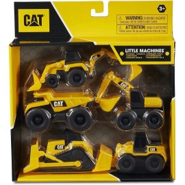 Caterpillar 5 Caterpillar Equipment Construction Playset Excavator Bulldozer Backhoe Dump Tr