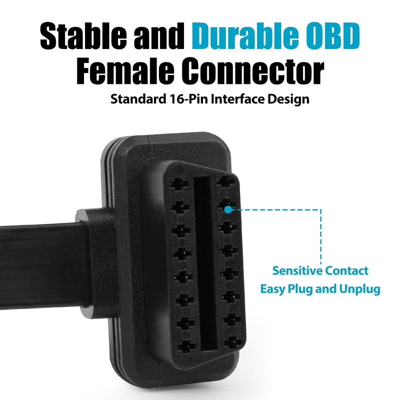 XINXXR OBD2 Extension Cable - 16 Pin OBD2 Splitter 1x