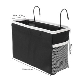 Yosoo Bolsa de Almacenamiento Junto a la Cama, Organizador Colgante de Bolsa de Almacenamiento Junto a la Cama para Literas y Camas de Hospital, Rieles de Cama para Dormitorios, Se