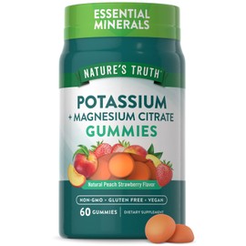 Nature's Truth Potassium Magnesium Citrate Gummies | 60 Count | Vegan | by Nature's Truth
