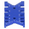 Dovetail Jig Tenon Caliper Aluminum Metric Imperial Scale Card Measuring