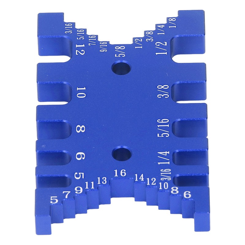 Dovetail Jig Tenon Caliper Aluminum Metric Imperial Scale Card Measuring