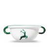 GMUNDNER KERAMIK Weitling Green Deer Tableware Capacity 0.6 Litres Handmade