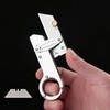 Fortedgear Professional Utility Knife, 6.2 inch Length, Stainless Steel Ring