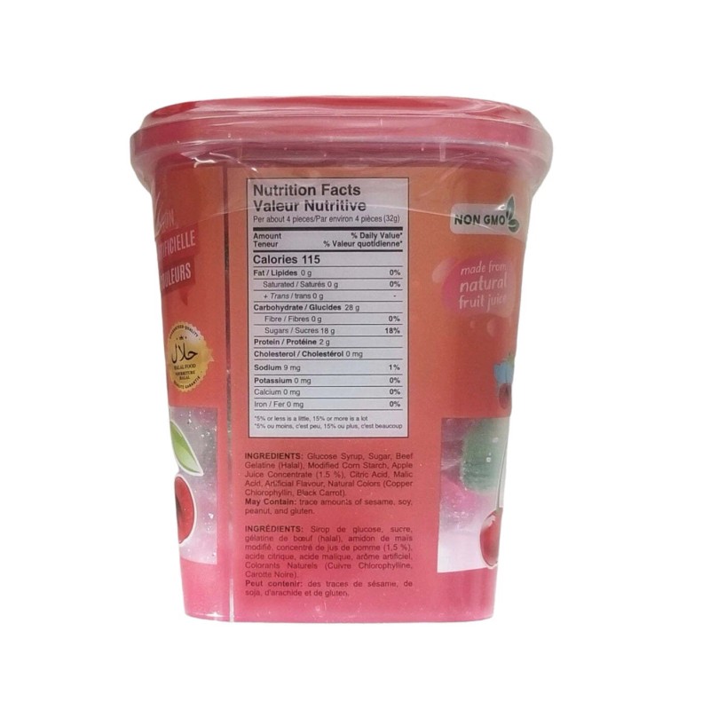 Gummy Rush Fizzy Cherries Gummies, 150g/5.3 oz. Box