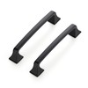 Ravinte 10 Pack Solid 5" Square Foot Cabinet Arch Pull
