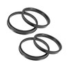 ACROPIX 78.1mm to 87.1mm Universal Hub Centric Rings Black -