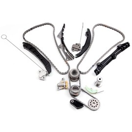 ECCPP Timing Chain Kit fits for Dodge Grand Caravan/Durango/Journey, 12-15 for Jeep Wrangler; 11-15 for Chrysler 200/300 OE# TK10810, w/Oil Pump Timing Chains Crank Sprocket Tensioner Guide Rail