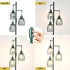 Dimmable Industrial Floor Lamps for Living Room, Green Tree Standing
