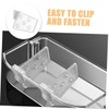 KONTONTY Pcs Fridge Organizers Extendable Storage Dividers for Refrigerator Side