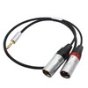 Youkamoo 4.4mm to XLR Balanced Headphone Audio Cable, 8 Core