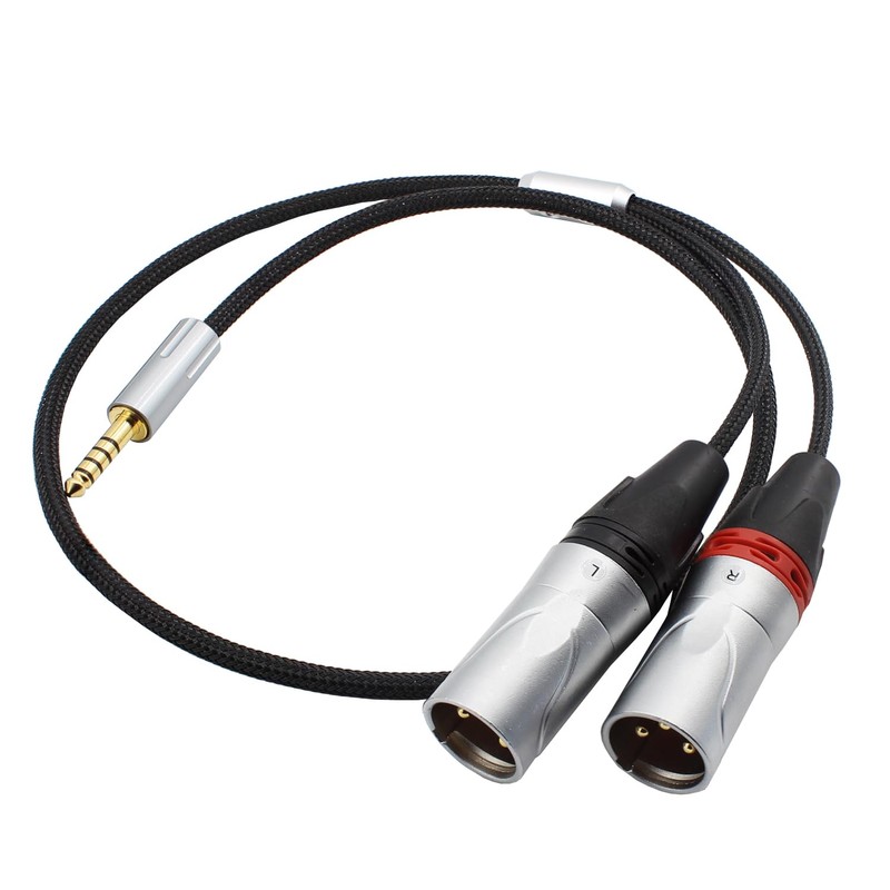 Youkamoo 4.4mm to XLR Balanced Headphone Audio Cable, 8 Core