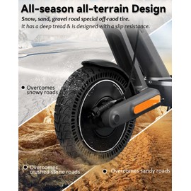 GLDYTIMES 50/75-6 8.5x2.0 Off-road Replacement Tire - 9 Inch 9x2.25 Solid Tire Fit for Gotrax GXL V2 XR/Apex XL/G3 Plus~Hiboy S2~Xiaomi M365~AOVOPRO ES80, Explosion-proof Anti-slip Tubeless Tyre(2pcs)