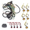 Silscvtt Universal Rocker Switch Turn Signal Kit Blinker Kit Replacement