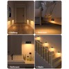 WILLED Rechargeable Night Light, Wireless Stair Lights Indoor, Warm White
