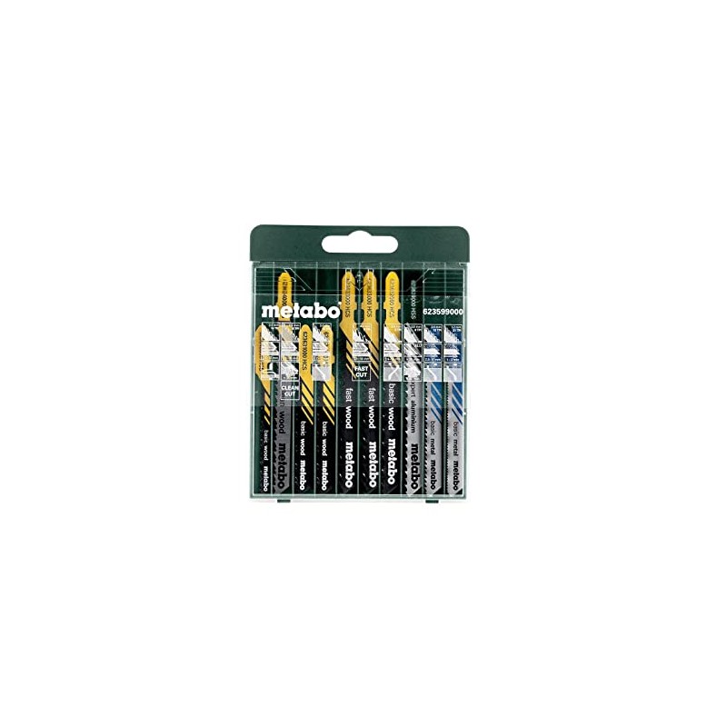 Metabo 623599000 Jig Saw Blade Display: Mixed New, Green