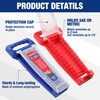 WORKPRO 2-Piece Wrench Organizer, 24-Slot Plastic Wrench Holder Set with