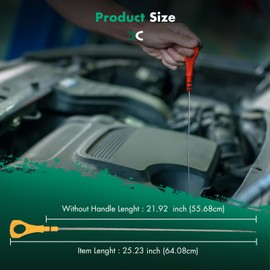 SCITOO 26611-3C100 Engine Oil Level Dipstick For Hyundai Santa Fe 2010-2012,For Kia Sorento 2011-2013,For Hyundai Sonata 2006-2010,For Hyundai Azera 2006-2012 Dip Stick for Checking Oil Dipstick