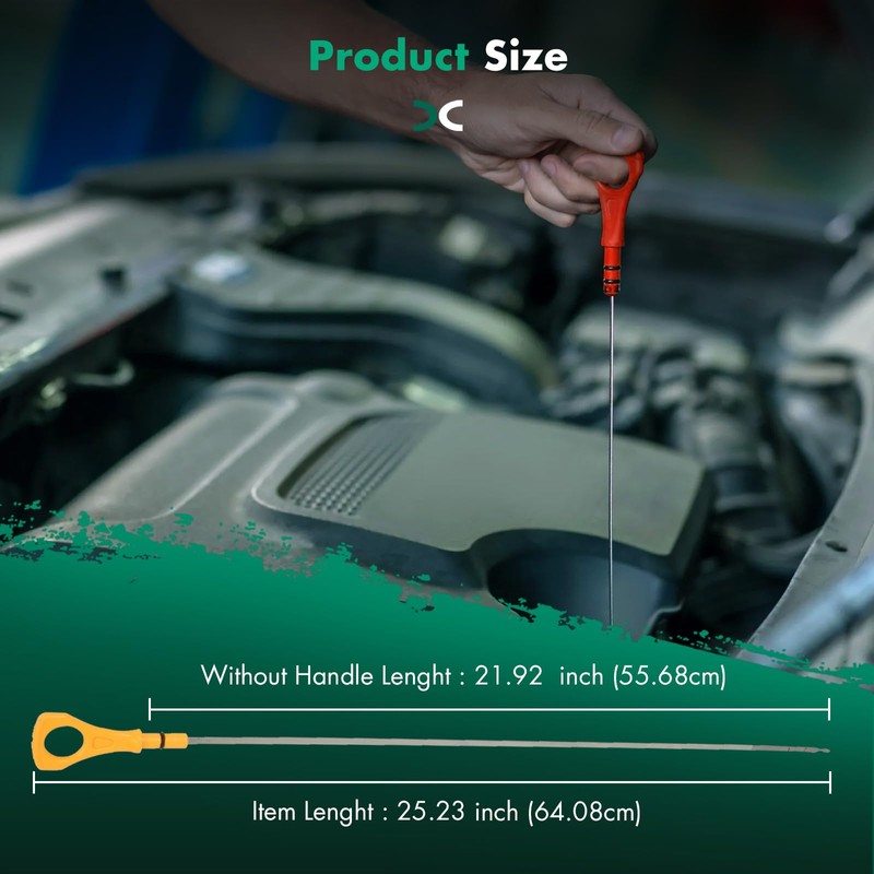 SCITOO 26611-3C100 Engine Oil Level Dipstick For Hyundai Santa Fe