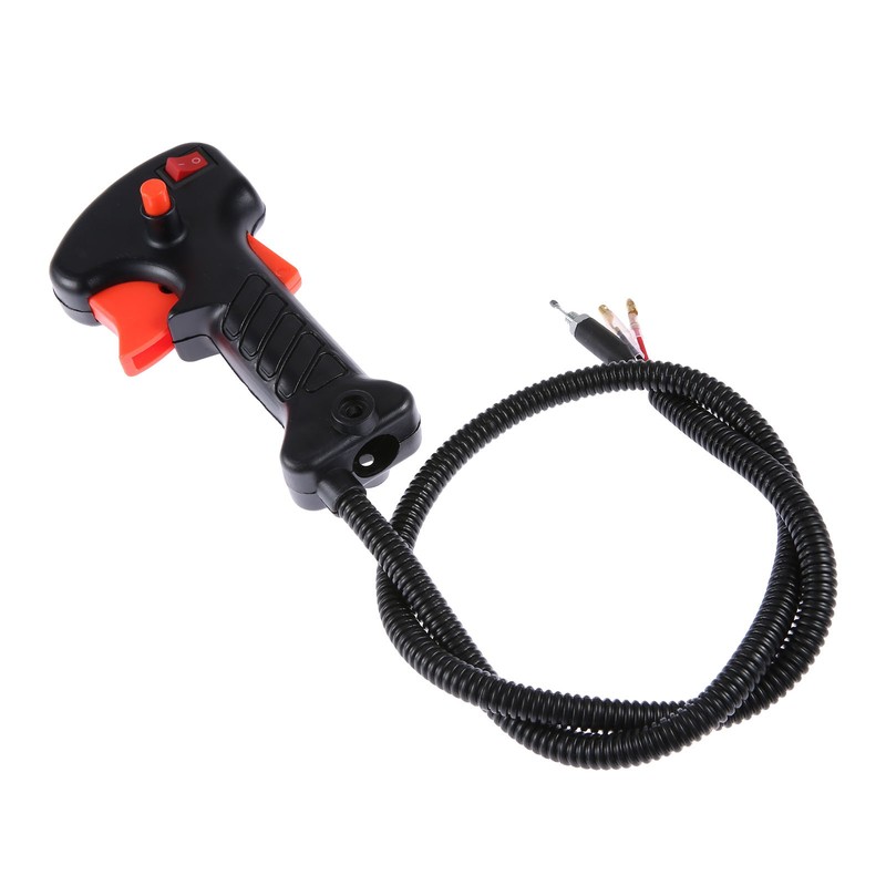Hicello Strimmer Trimmer Handle Switchwith Throttle Trigger Cable for Strimmer