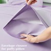 BYSURE 6 Pieces Bed Sheets Set(King, Lavender) - Hotel Luxury