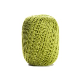 CIRCULO Anne Yarn for Crocheting & Knitting, 100% Mercerized Brazilian Virgin Cotton, Soft Fingering Weight, 547 Yds, 5.19 Oz - Color 5800 Pistachio