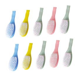 SAFIGLE 10pcs Comfortable Boy Girl Brush for Newborn Scalp Care Gentle Massage Comb for Detangling and Grooming for Parents Color Options