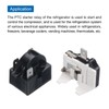 MECCANIXITY Refrigerators PTC Starter Relay 3 Pin 4.7 Ohm Overload