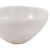 Harmonize Natural Snow Quartz Stone Bowl Hand Carved Crystal Reiki