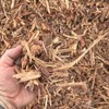 Natural Shredded Fiber Mulch. Ground Cover for Planters and Trees.