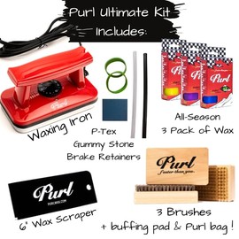 Purl Ski & Snowboard Ultimate Tune Kit 2.0 | Complete Kit with Iron
