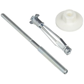 Molly m88302-xj Studs Double Thread Diameter Molly Metal Cavity Wall Dowels M8 x 135 mm, Grey, Set of 2 Pieces