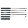 Mayhew Tools 17991 9-3/4” Long Hook & Pick, 6-Piece, Black